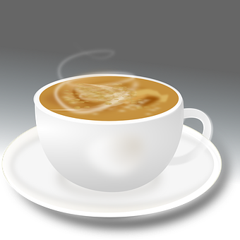 Steaming Coffee Cupon Dark Background.jpg PNG image