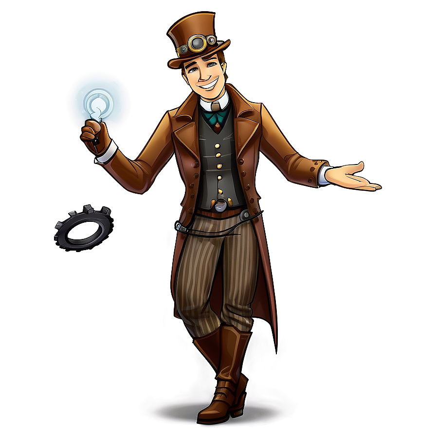 Steampunk Character Png Tab19 PNG image