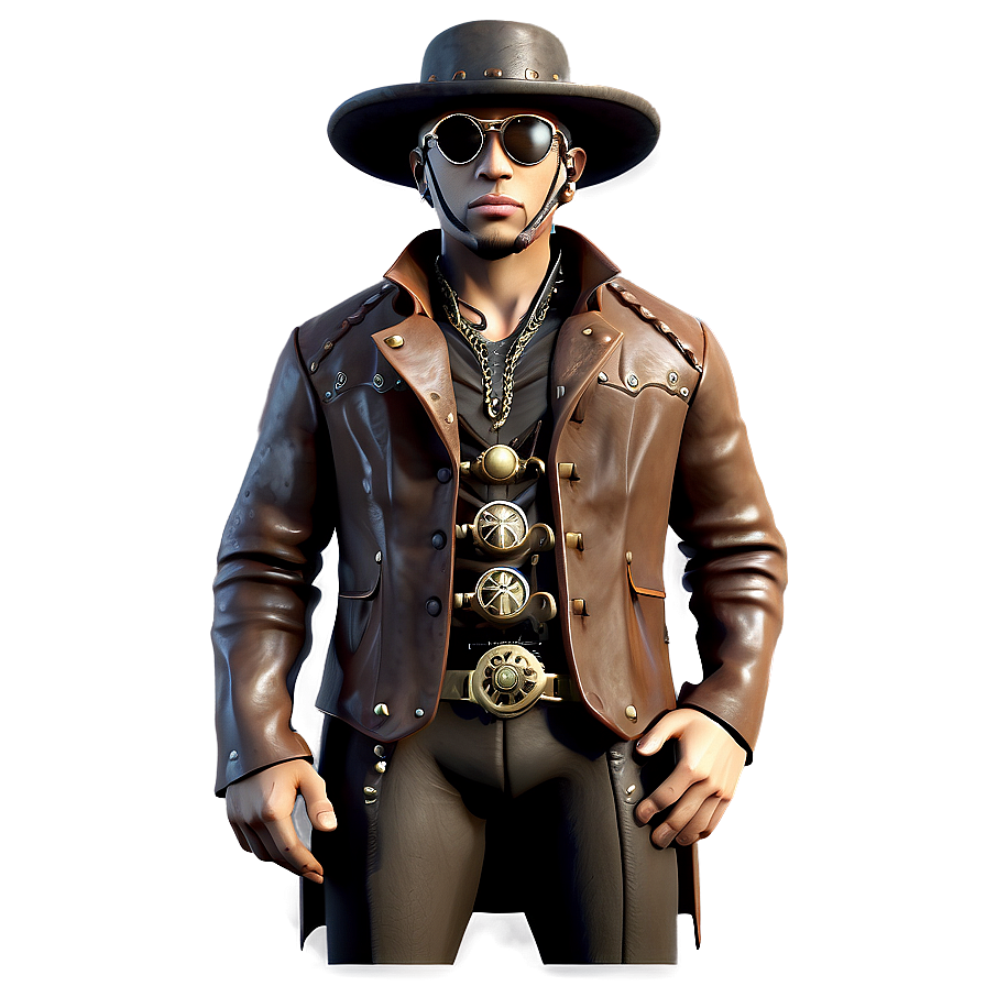 Steampunk Cowboy Png Bem PNG image