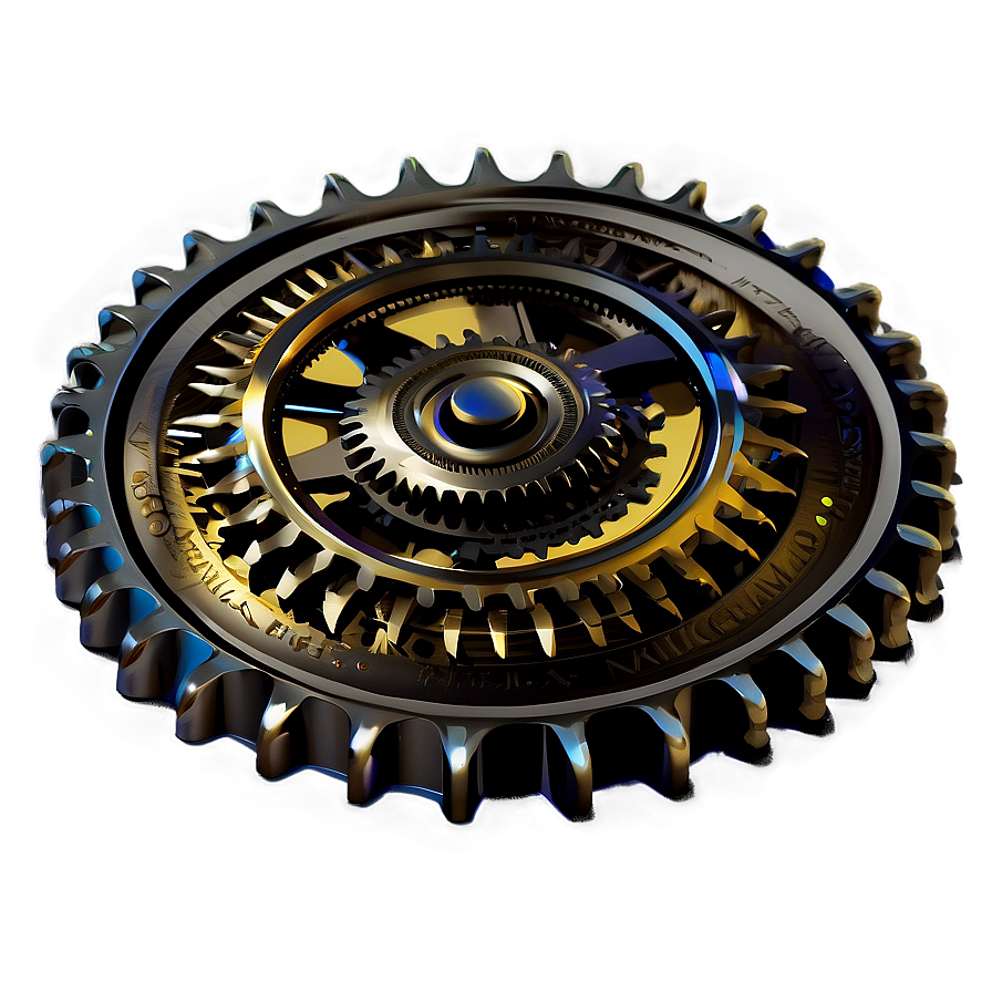 Steampunk Gear Disc Png Wno38 PNG image