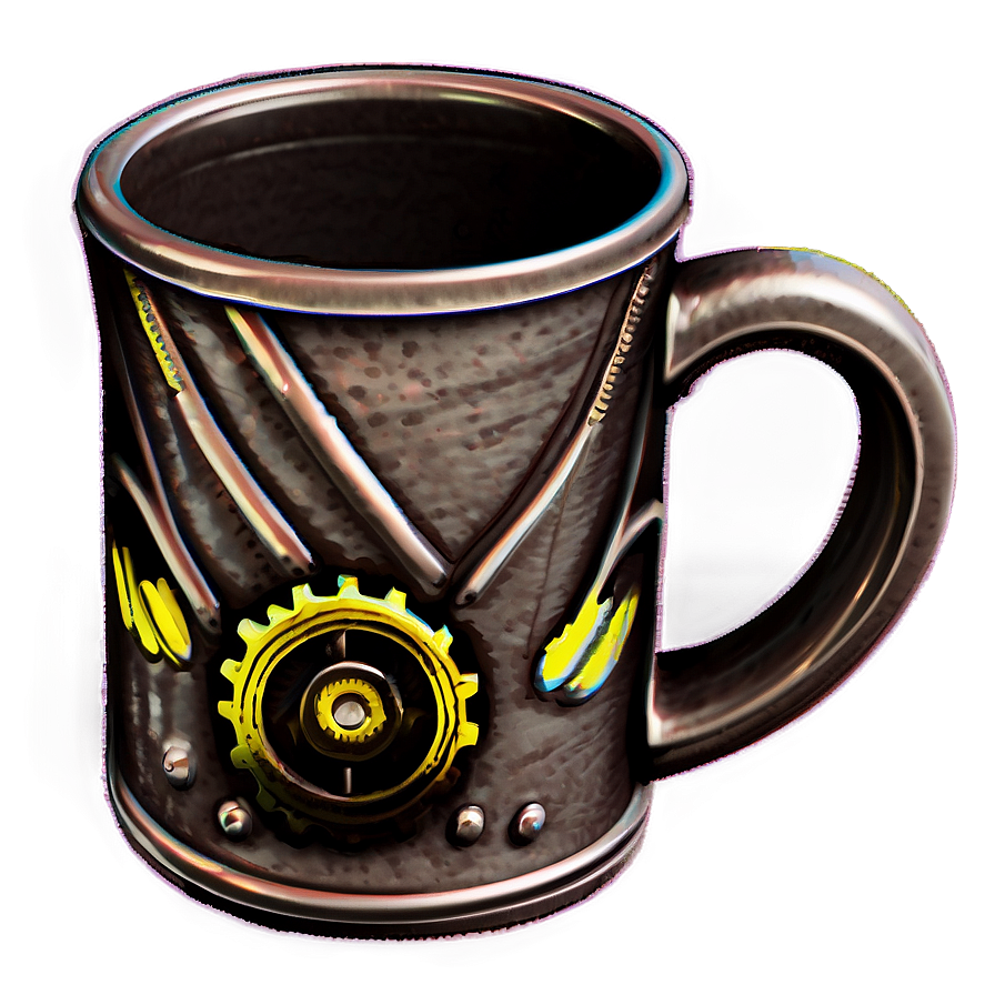 Steampunk Gear Mug Png Eem PNG image