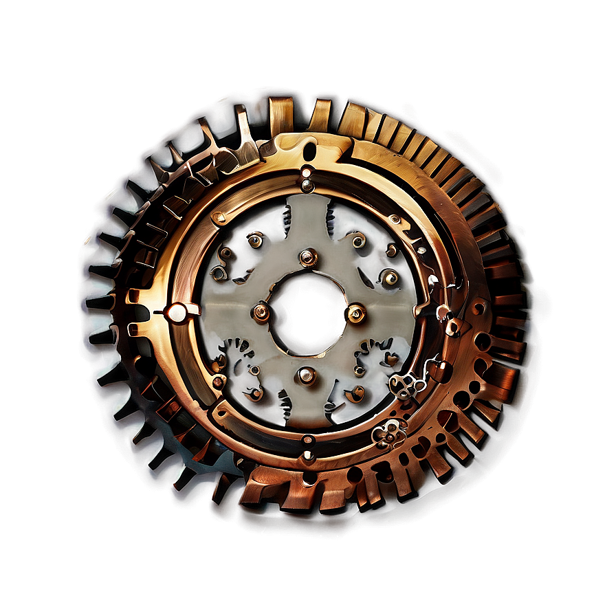 Steampunk Gear Wreath Png 96 PNG image