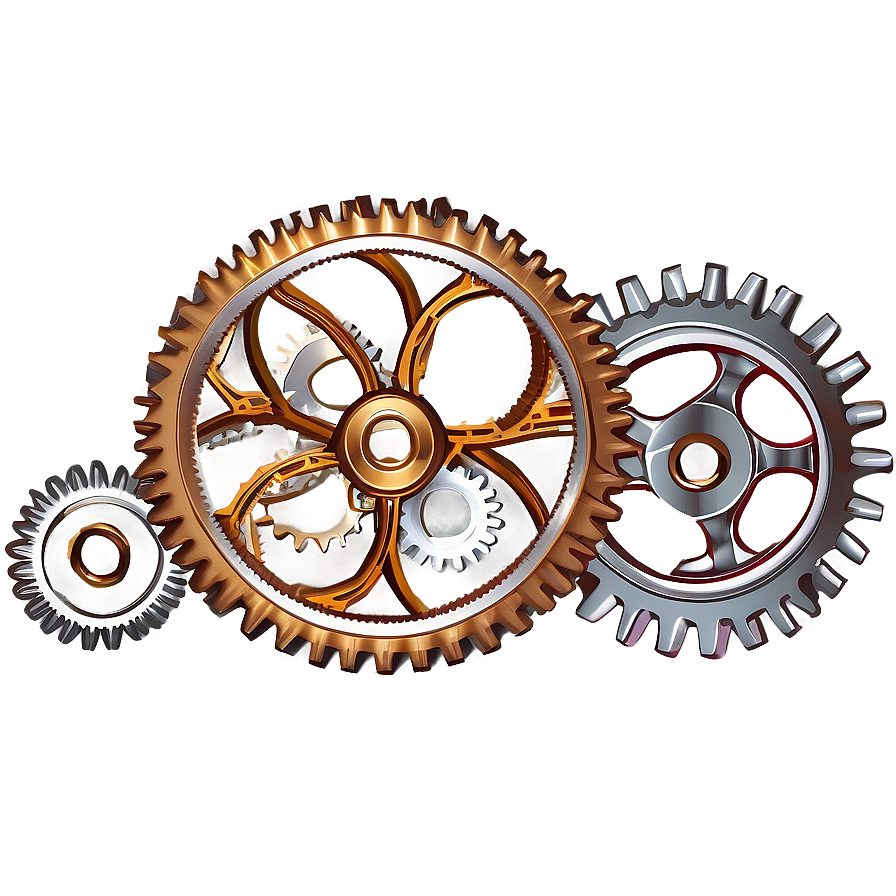 Steampunk Gears Patterns Png Dme PNG image