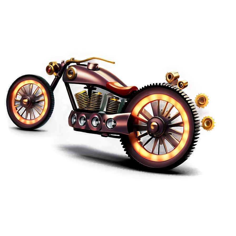 Steampunk Motorcycle Png 90 PNG image