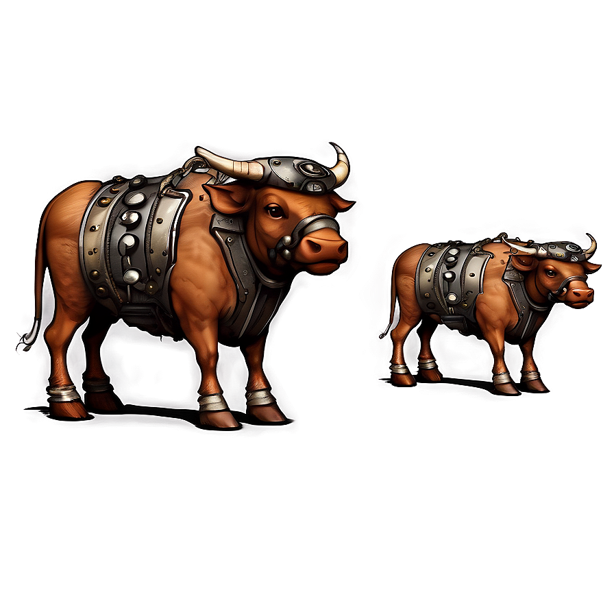 Steampunk Ox Design Png 79 PNG image