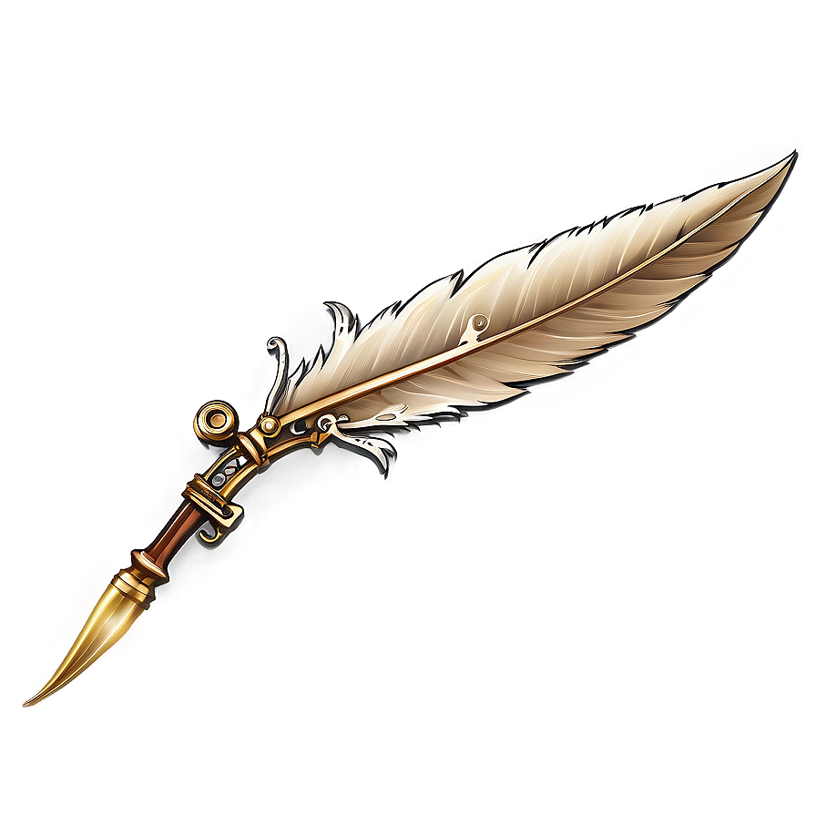 Steampunk Quill Pen Png Cyc79 PNG image