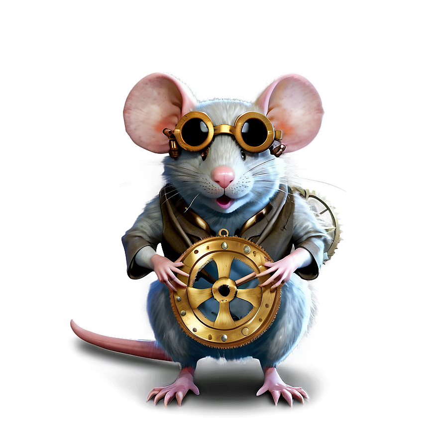 Steampunk Rat Png Yxc60 PNG image