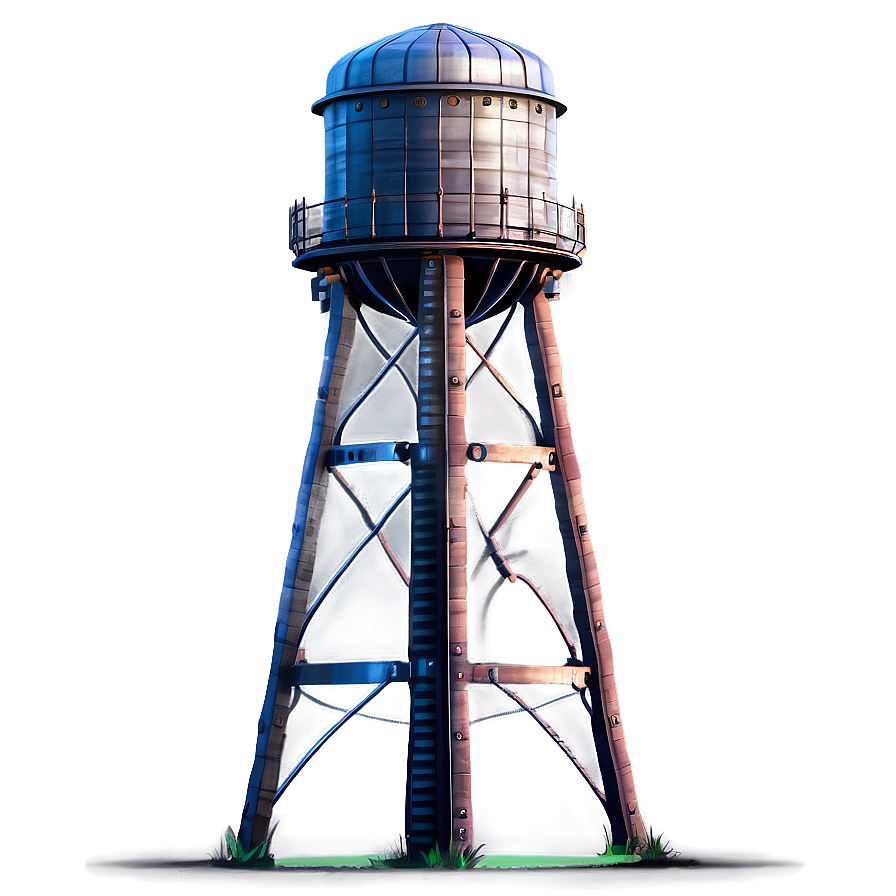 Steampunk Water Tower Png Rtt PNG image