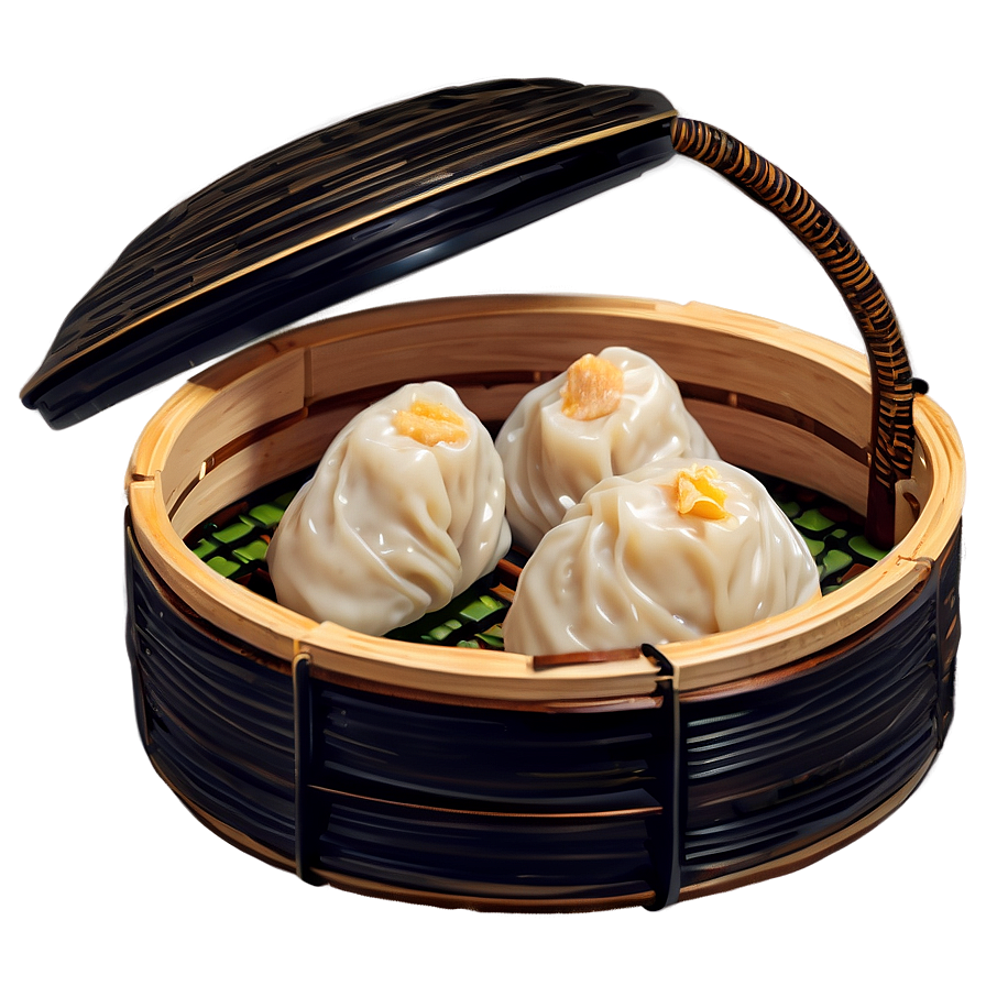 Steamy Dim Sum Basket Png Naa PNG image