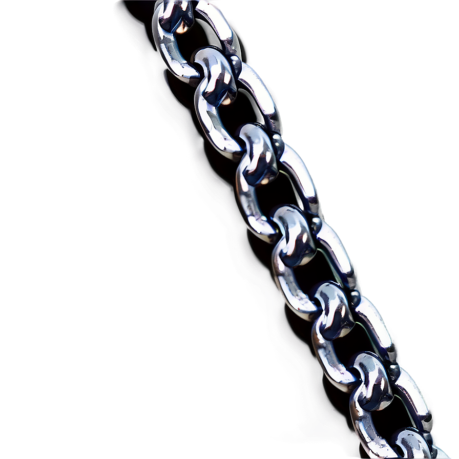 Steel Chain Links Png 06252024 PNG image