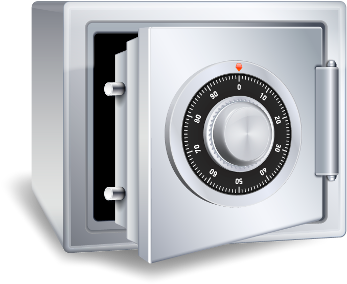 Steel Security Safe Combination Lock PNG image