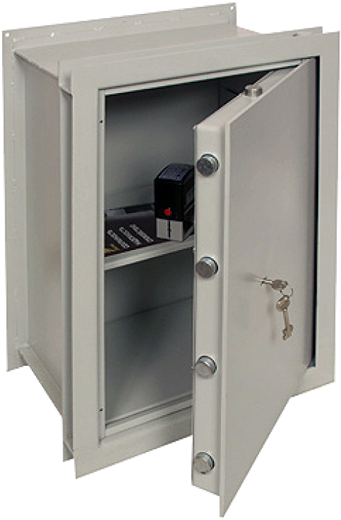 Steel Security Safewith Open Door PNG image