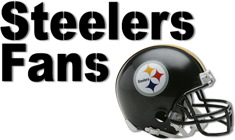 Steelers Fans Helmetand Text PNG image