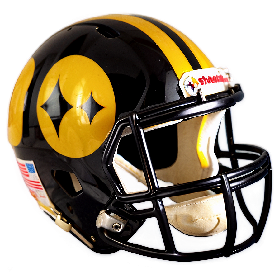 Steelers Helmet For Display Png 06282024 PNG image