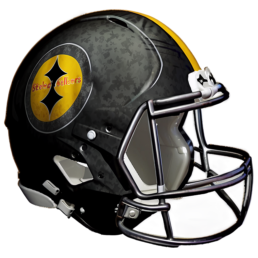 Steelers Helmet For Display Png Ujd PNG image