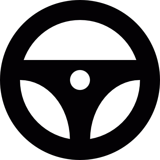 Steering Wheel Icon Silhouette PNG image