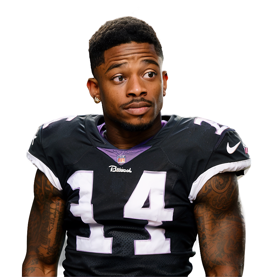 Stefon Diggs Deep Thought Png 94 PNG image