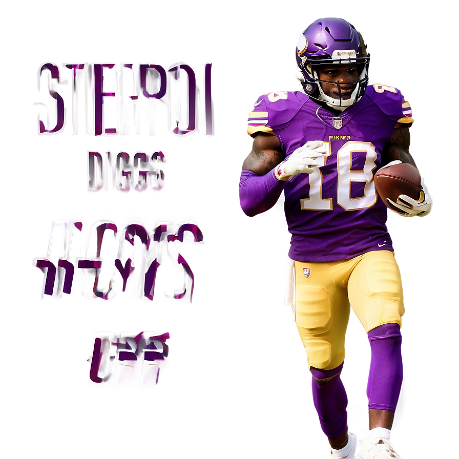 Stefon Diggs Helmet Off Png Loq87 PNG image