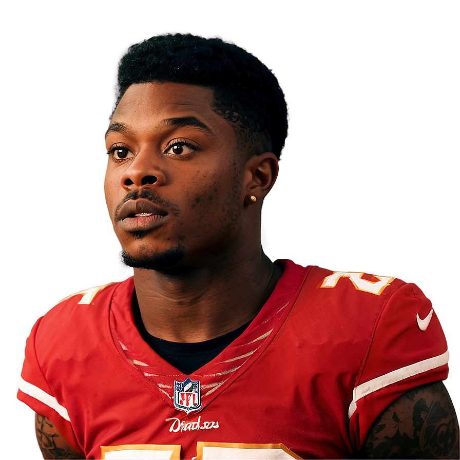 Stefon Diggs Intense Game Face Png Wfx74 PNG image