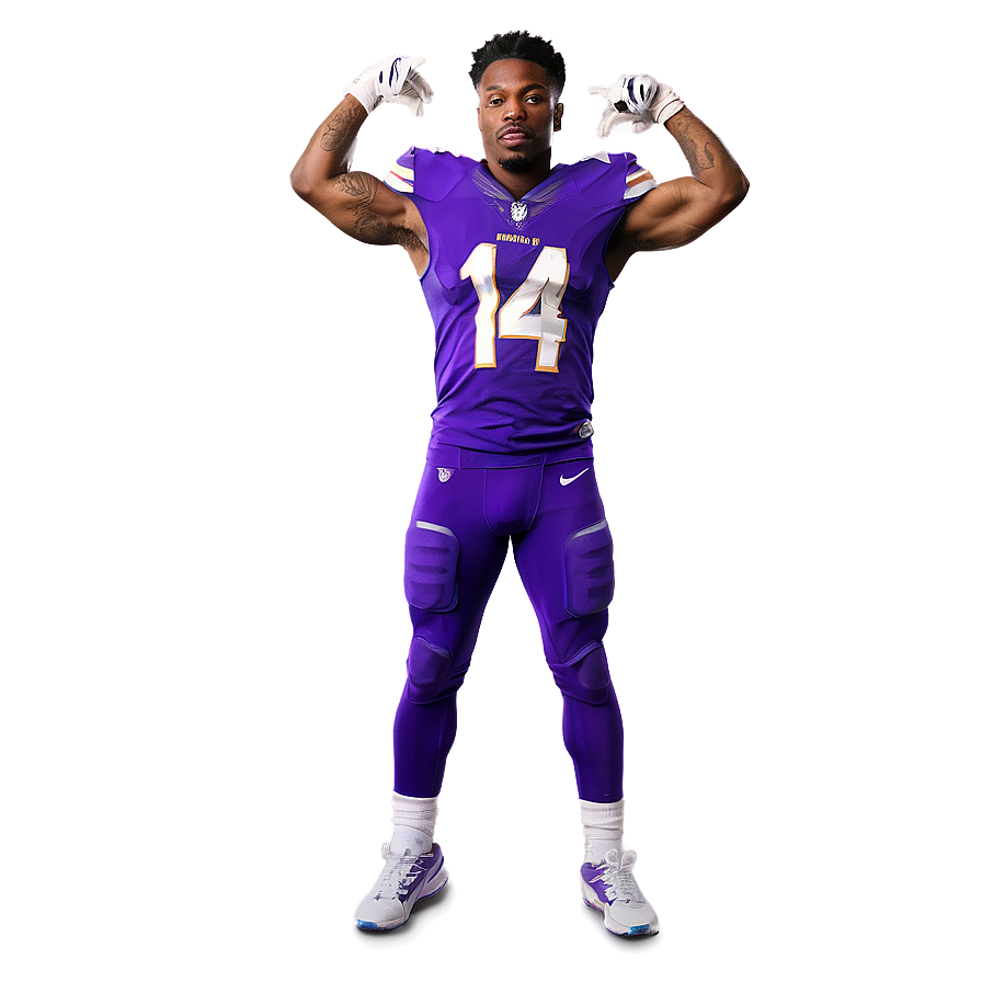 Stefon Diggs Leadership Pose Png Amu PNG image