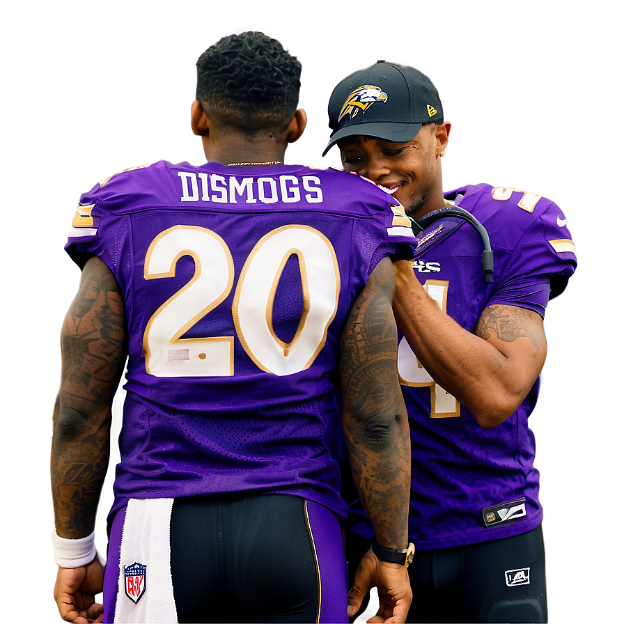 Stefon Diggs Team Huddle Moment Png Mxo92 PNG image