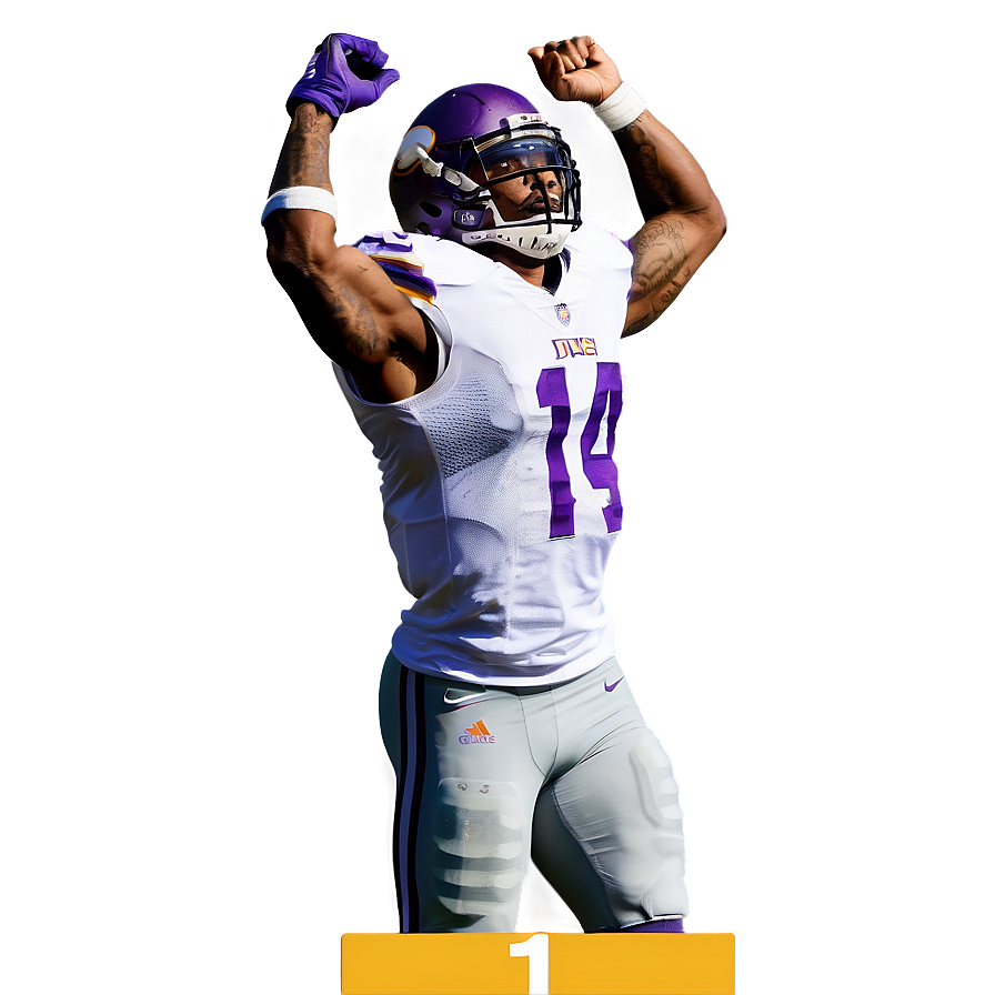 Stefon Diggs Touchdown Celebration Png Cpy58 PNG image