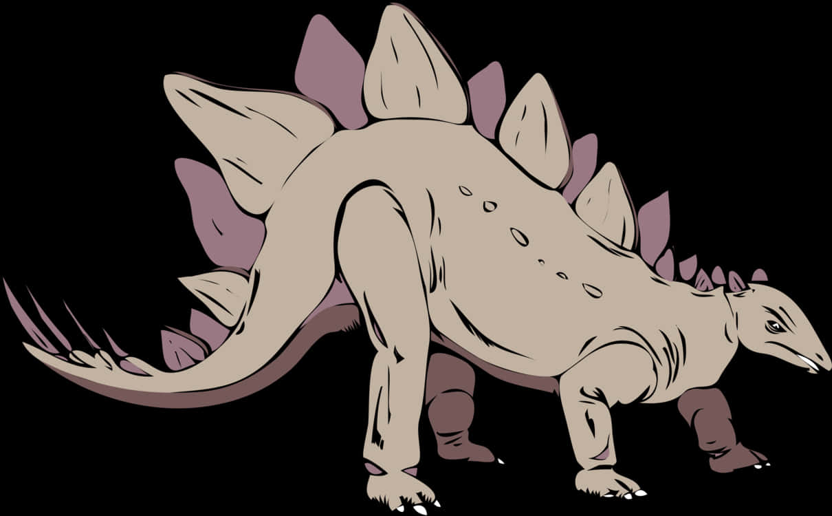 Stegosaurus Illustration PNG image