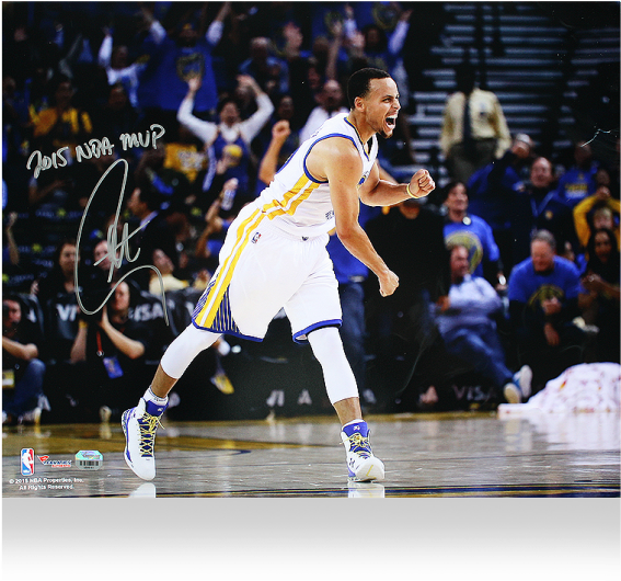 Steph Curry Celebration Moment PNG image