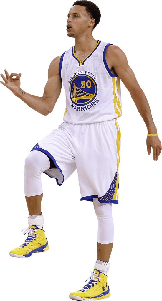 Steph Curry Golden State Warriors Action Pose PNG image