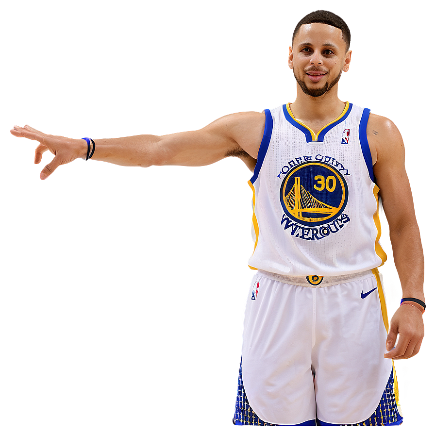 Steph Curry Three Pointer Png Btx46 PNG image