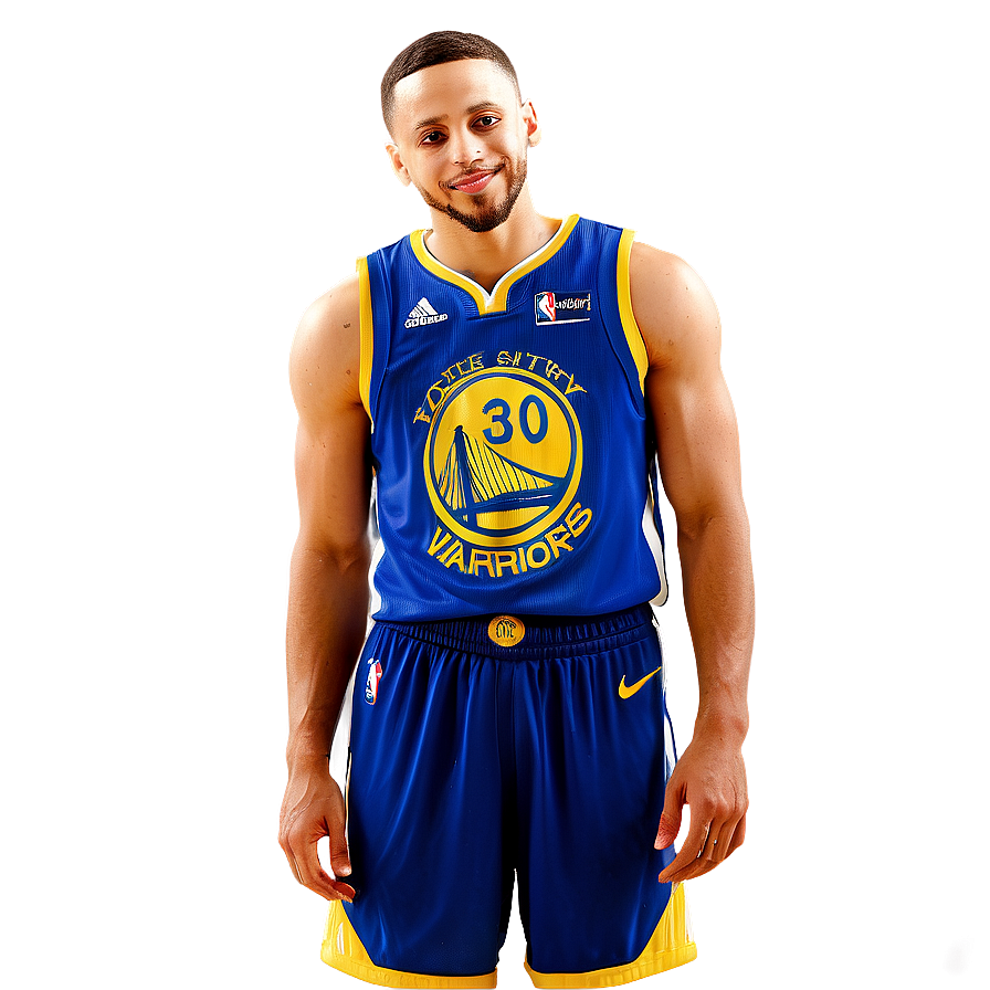 Steph Curry Warriors Uniform Png Sak PNG image