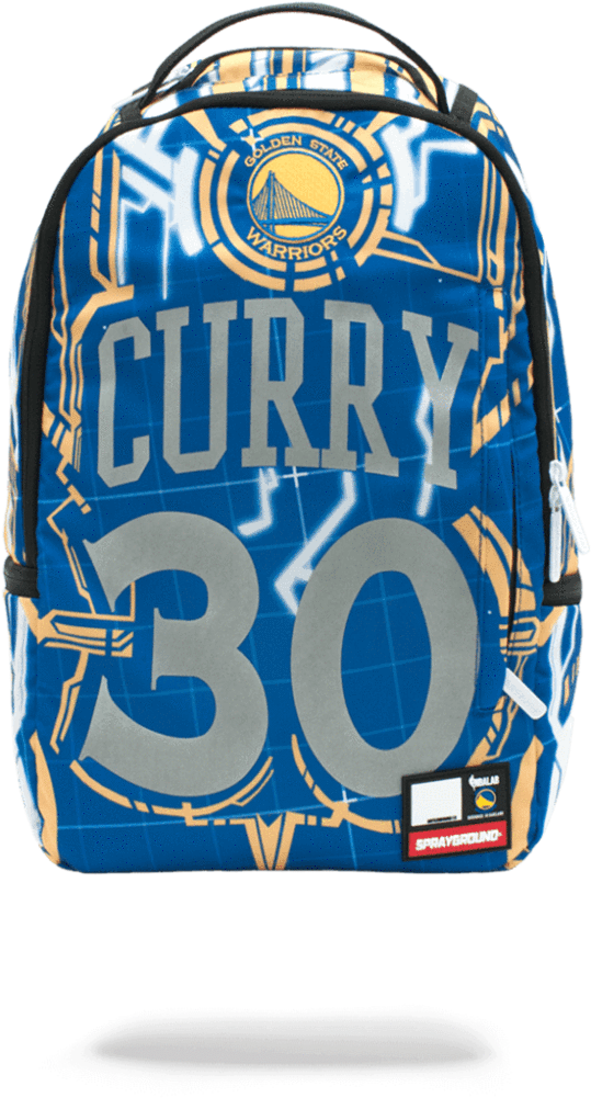 Steph Curry30 Golden State Warriors Backpack PNG image