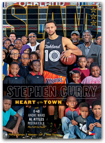 Stephen Curry S L A M Magazine Cover PNG image