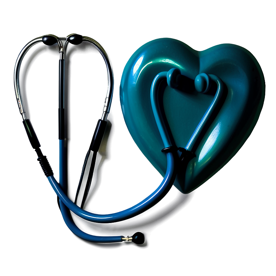 Stethoscope Heart For Healthcare Png 06282024 PNG image