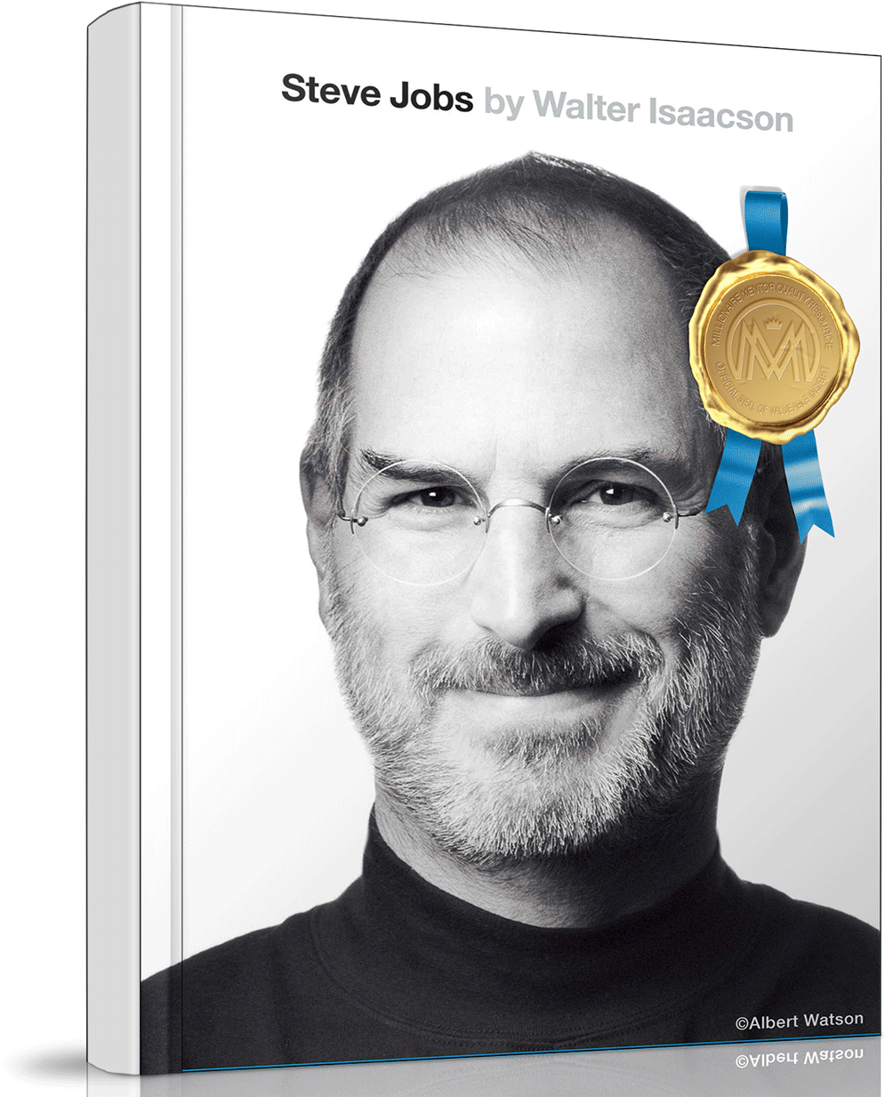 Steve Jobs Biography Book Cover PNG image