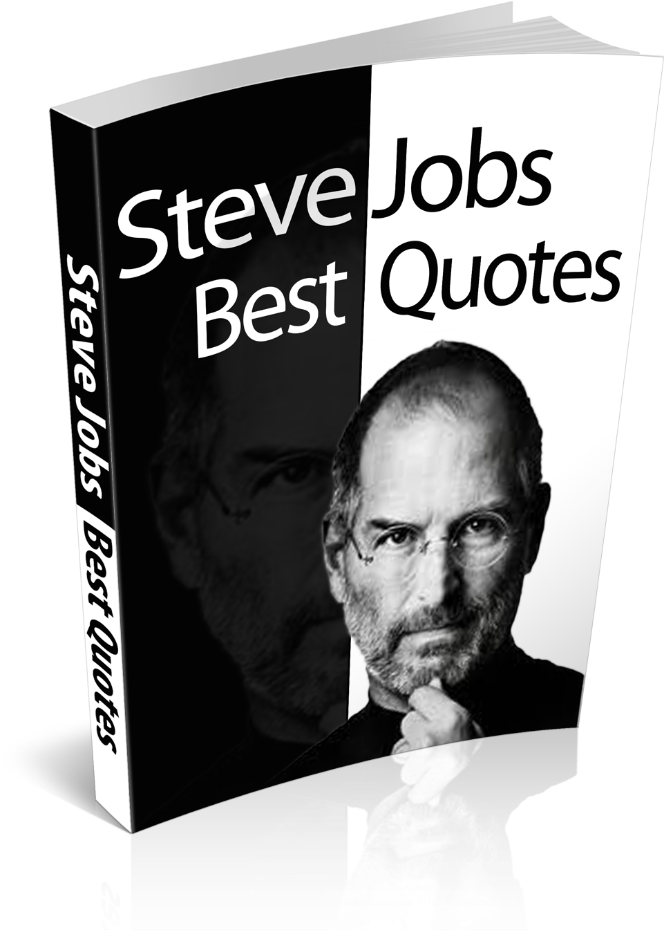 Steve Jobs Quotes Book Cover PNG image