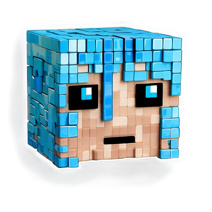 Steve Minecraft Exploration Head Png Rvv93 PNG image