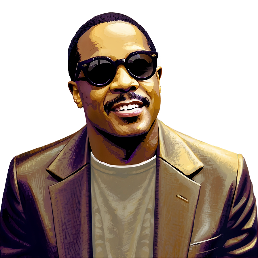 Stevie Wonder Portrait Png 79 PNG image