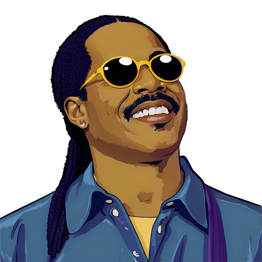 Stevie Wonder Portrait Png 87 PNG image