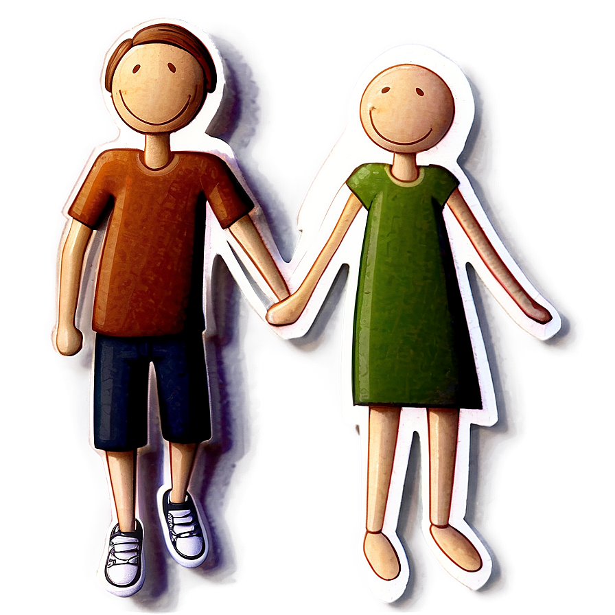 Stick Figure Family Clipart Png 06262024 PNG image