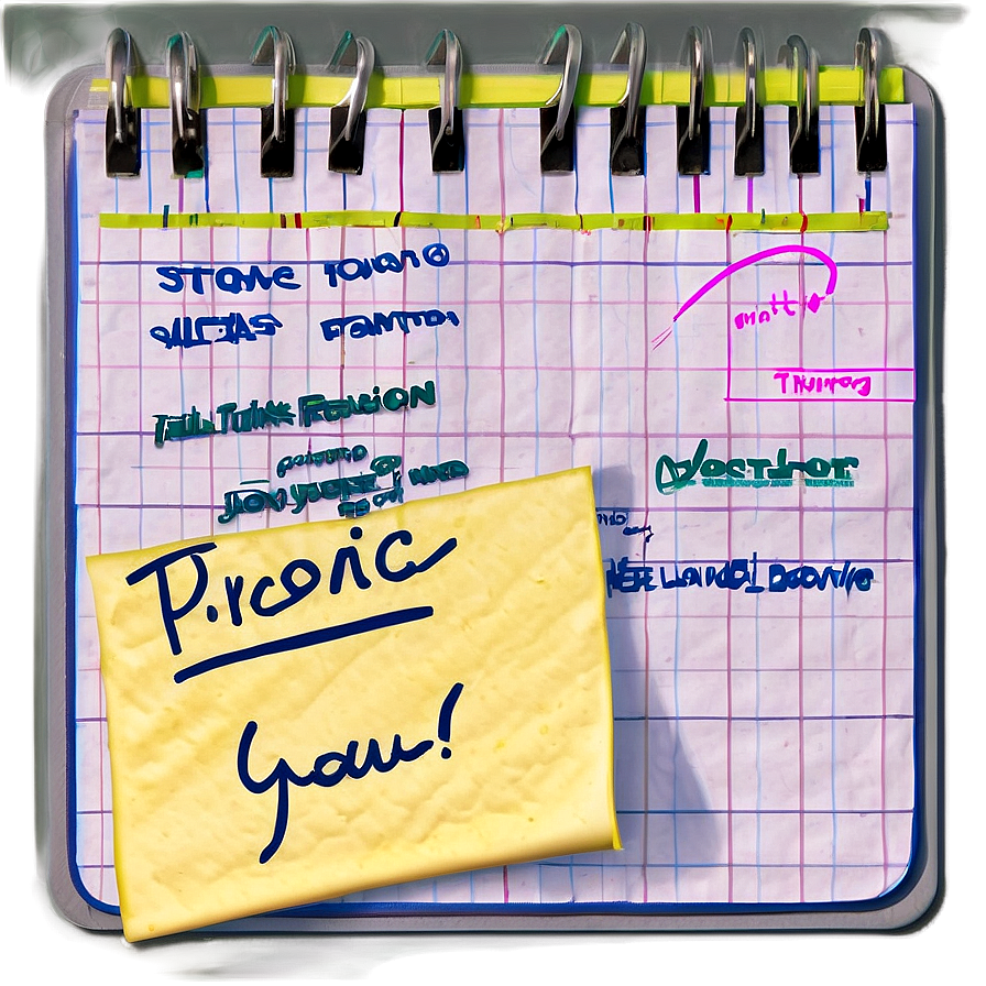 Sticky Note With Text Png 42 PNG image