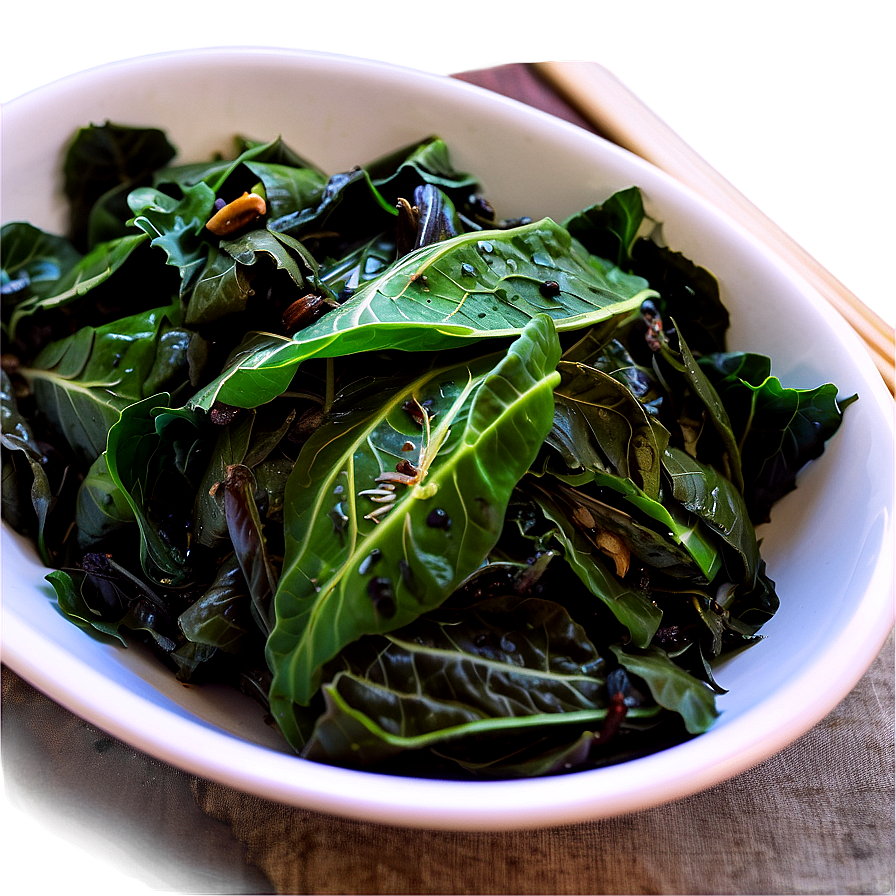 Stir-fried Collard Greens Png 06252024 PNG image