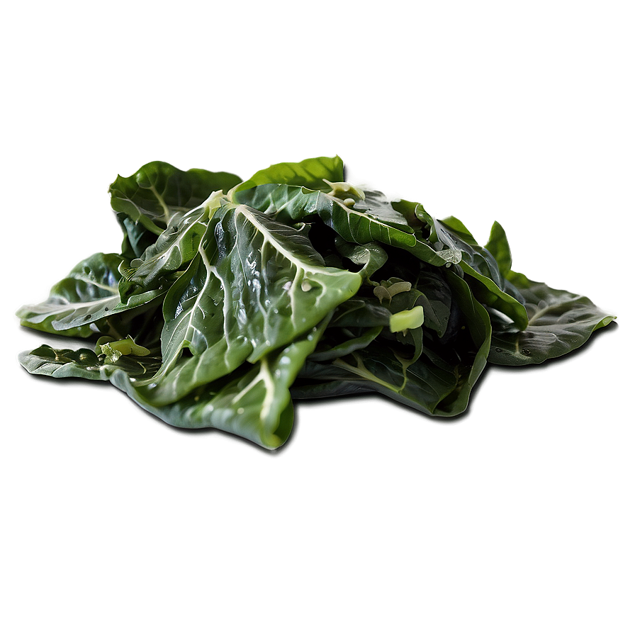 Stir-fried Collard Greens Png Myr91 PNG image