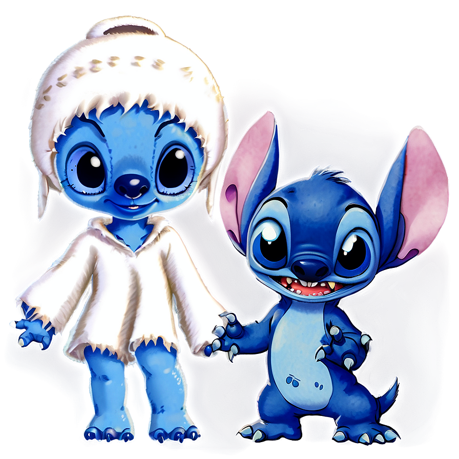 Stitch And Angel Png 05212024 PNG image