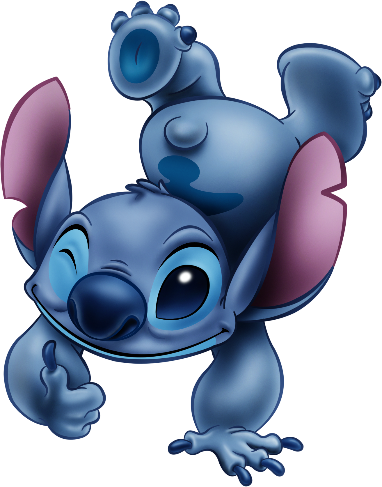 Stitch Character Portrait PNG image