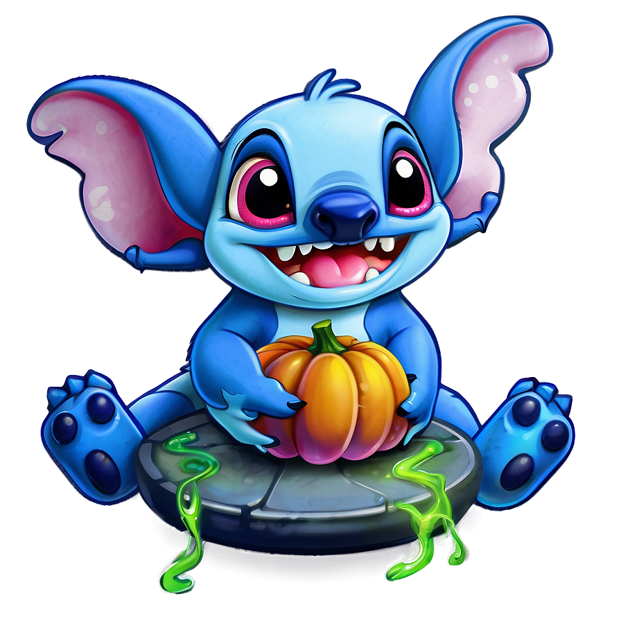 Stitch Halloween Magic Spell Png 93 PNG image