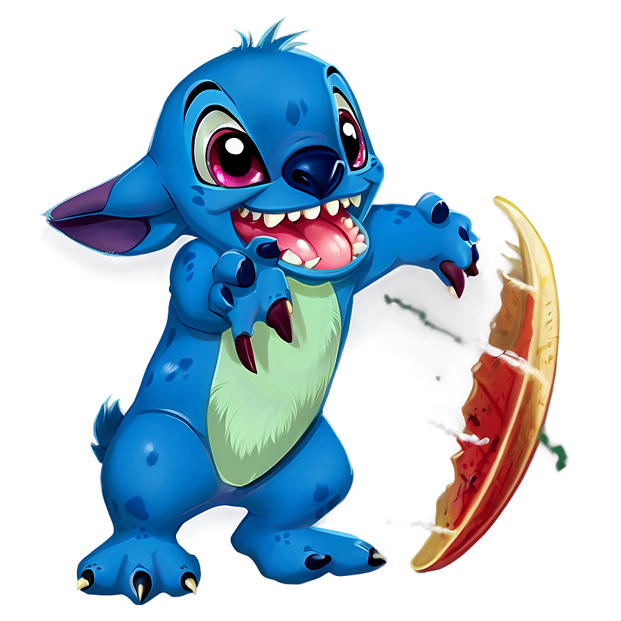 Stitch's Blue Fur Png Xow3 PNG image