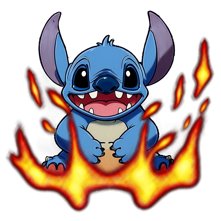 Stitch's Energy Blast Png Ppy4 PNG image