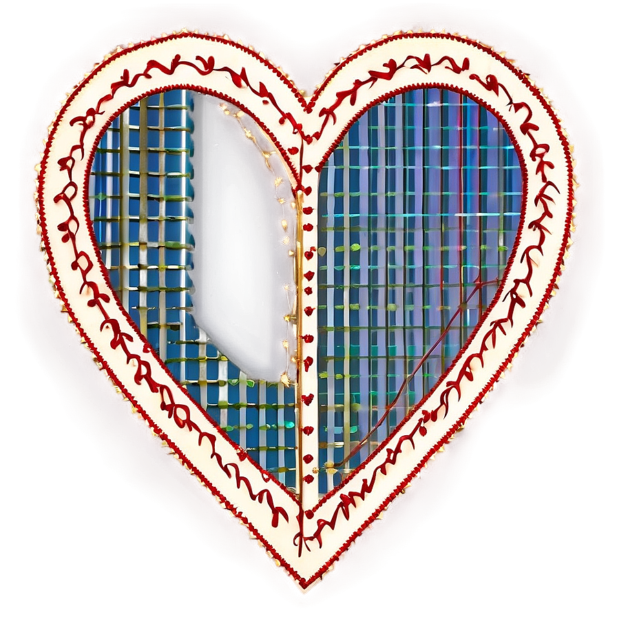 Stitched Heart Texture Png A PNG image