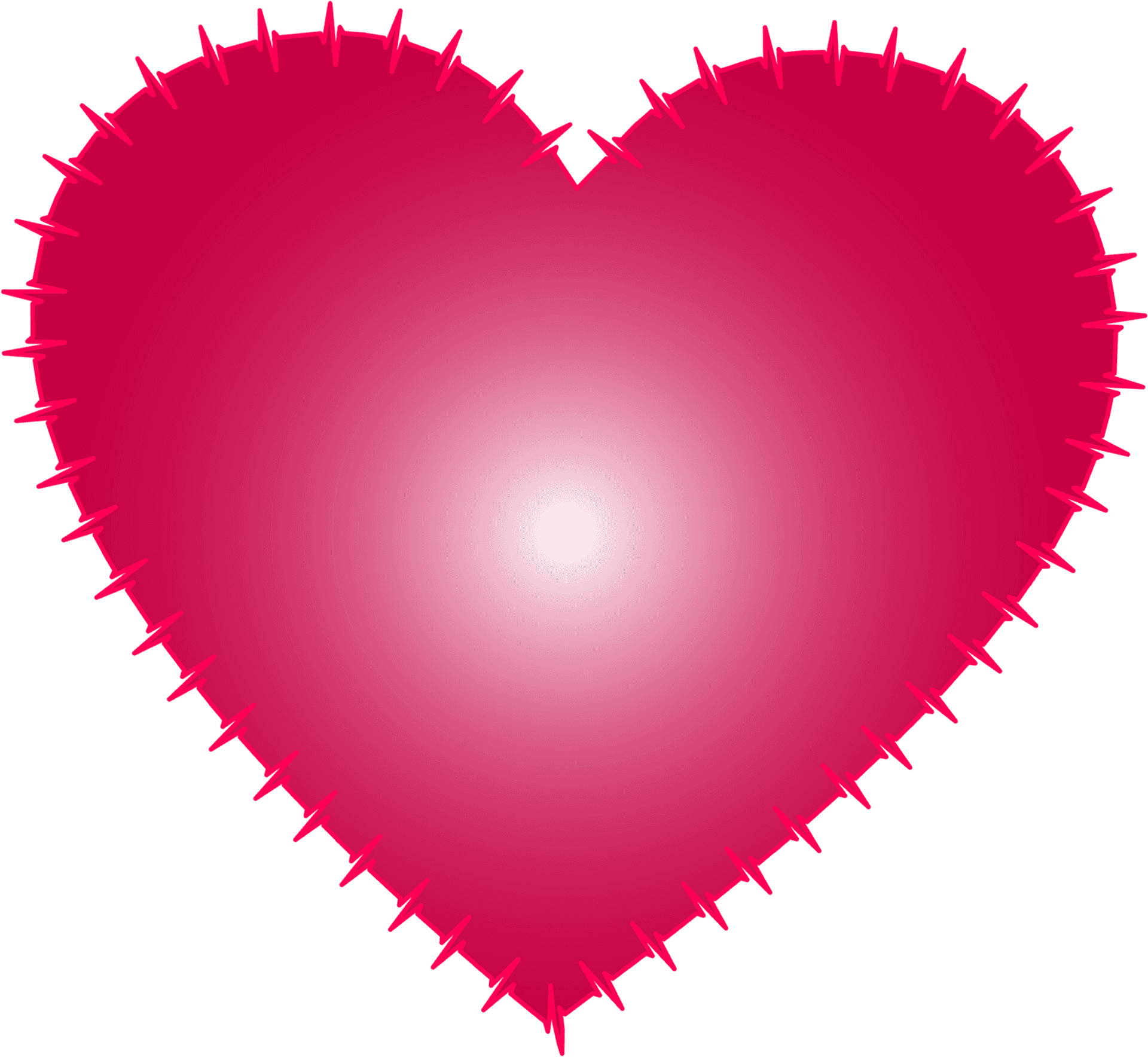 Stitched Heart Vector Graphic PNG image